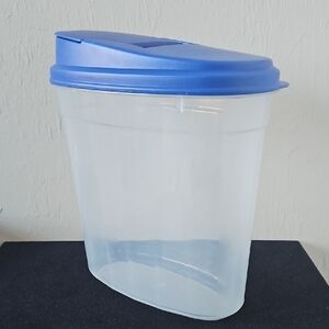 Blue and Clear Kitchen Storage Container